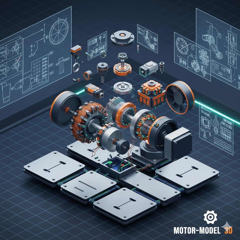 Motor 3D preview